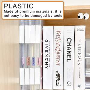 Clear A4 <b>File</b> Portable Project Case Plastic Storage Box for Letter Paper Scrapbook Paper Storage <b>Boxes</b> - Product Image 5