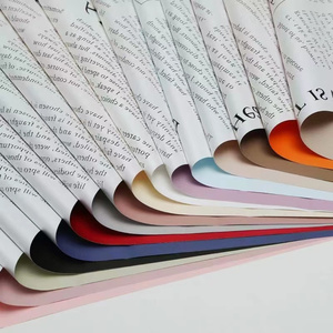 Fábrica Shinewrap, venta al por mayor, papel de regalo de flores impresas de un solo lado, papel de embalaje de ramo de regalo de alta calidad, resistente al agua - Product Image 5