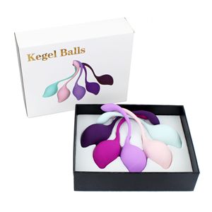 Bola de Kegel para mujer, moldeado integrado Easy Enter, 5 Juegos, 1 tren de ejercicio para apretar la vagina, bolas inteligentes para adultos, marca OEM - Product Image 4