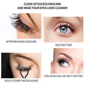 Brosse à cils professionnelle, séparateur de cils, outil de définition des cils, peigne à mascara pour le maquillage des yeux, accessoires cosmétiques pour salon de beauté - Product Image 3