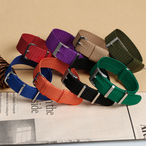 <span class=keywords><strong>Bracelet</strong></span> de <span class=keywords><strong>montre</strong></span> Perlon tressé en nylon Offres Spéciales, plusieurs couleurs, 14mm, 16mm, <span class=keywords><strong>18mm</strong></span>, 20mm, 22mm, 24mm - Product Image 2