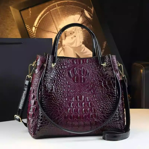Nuova Borsa Tote 2026, Borsa a Secchiello da Donna con Motivo <span class=keywords><strong>Coccodrillo</strong></span>, Borsa a Spalla in Stile <span class=keywords><strong>Europeo</strong></span> e Americano, Borsa Retrò - Product Image 3