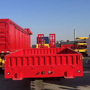 Semirremolque de Plataforma Baja de 5 Ejes <span class=keywords><strong>para</strong></span> Transporte de <span class=keywords><strong>Maquinaria</strong></span> de Construcción, <span class=keywords><strong>Durban</strong></span>, Sudáfrica - Product Image 1