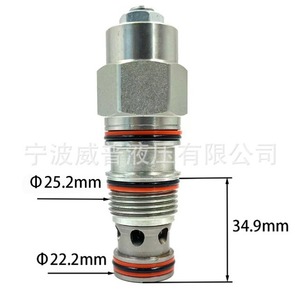 วาล์วปรับสมดุลแบบเกลียว Cbea Lan ทำจากเหล็กกล้าคาร์บอน ควบคุมแรงดันสองทาง สำหรับงานติดตั้งเครน - Product Image 3
