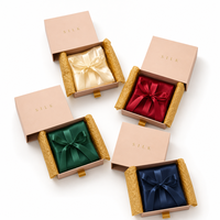 Taie d'oreiller extra large en soie de mûrier 100% tricotée, qualité 22 Momme Grade 6A, format King Size, coffret cadeau, pour la maison, l'hôtel, ou comme cadeau de mariage