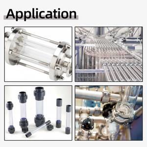 BOGLASSカスタマイズ手吹き色サイズ耐熱透明Borosilicate3.3ガラスチューブ工業用アクセサリー - Product Image 5