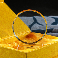 Trophée de compétition personnalisé en cristal Honor of Crystal, Plaque de récompense vierge en verre en gros pour souvenir