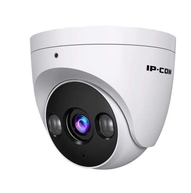 IP-COM AI Smart Full Color CMOS 4MP 4mm Lens Box Turret IP Camera Night Vision Two-Way Audio Cloud Storage 1 Year IP67-IPC3T24C