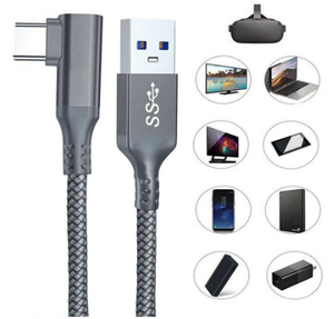 Cable de Enlace de 6M 5M 3M para Oculus Quest 2, Cables USB3.1 de Carga Rápida para <span class=keywords><strong>Quest2</strong></span> <span class=keywords><strong>VR</strong></span>, Carga Rápida de Datos, Accesorios para Auriculares <span class=keywords><strong>VR</strong></span> - Product Image 4