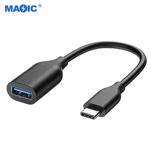 携帯電話用OTGアダプターデータケーブルプロモーション工場価格カスタム卸売タイプC OTG USB3.1オス-USB3.0オスOTGケーブル