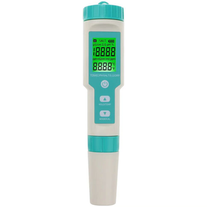 7 in 1 デジタル水質テスター |   水槽、魚タンク、プール用のPH、ORP、TDS、EC、塩分、温度、比重計 - Product Image 1