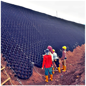 Giữ lại tường không đục lỗ HDPE geocell sỏi ổn định cho độ dốc tăng cường geocells cho xây dựng đường bộ - Product Image 4