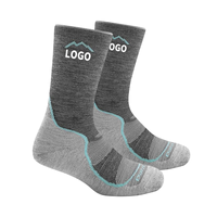 Chaussettes de basket-ball pour hommes, chaussettes athlétiques, avec logo personnalisé, fond en tissu éponge, Crew Elite