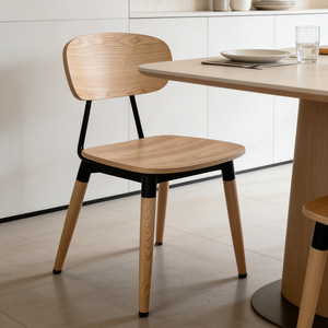 <span class=keywords><strong>Chaise</strong></span> <span class=keywords><strong>de</strong></span> restaurant, <span class=keywords><strong>snack</strong></span>-<span class=keywords><strong>bar</strong></span>, salle à manger décontractée, banc simple en bois courbé, <span class=keywords><strong>chaise</strong></span> en bois massif avec dossier pour restaurant - Product Image 1