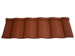 Tuile de toit en pierre 1340*420*0.5mm Tuile classique Couleur Tuile de <span class=keywords><strong>toiture</strong></span> en métal enduit de pierre et plateau de vallée Pays africains - Product Image 5