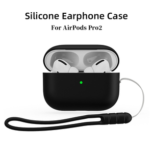 PC couvre lanière étui de protection en silicone Ultra-mince pour Airpods 2/3/4 mignon pour Apple pour Airpods <span class=keywords><strong>Pro</strong></span> 2 étuis pour écouteurs - Product Image 5