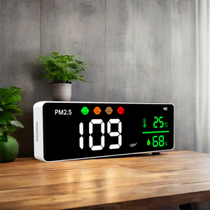 Moniteur <span class=keywords><strong>de</strong></span> qualité <span class=keywords><strong>de</strong></span> <span class=keywords><strong>l</strong></span>'<span class=keywords><strong>air</strong></span> PM2.5 haute précision, <span class=keywords><strong>appareil</strong></span> mural avec capteur laser pour une <span class=keywords><strong>mesure</strong></span> précise <span class=keywords><strong>de</strong></span> la poussière intérieure, OEM et ODM - Product Image 4