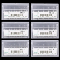 10 buah/Set kualitas tinggi 1.1- 2.0mm PCB Mini bor Bit Set Carbide mikro CNC Twist Bits untuk Amber aluminium Sheet