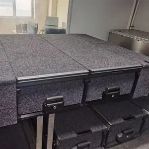 定制皮卡抽屉4Wd户外Suv汽车重型行李箱安装滑梯储物