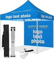 Salon professionnel pliant 3x3m tente auvent chapiteau Pop Up Gazebo