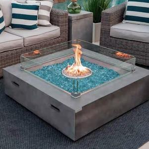 Galets de verre irréguliers naturels inaltérables pour foyer, pierres de verre trempé pour piscine et décoration extérieure - Product Image 2