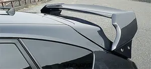 ABSまたはグラスファイバー2008〜2014スバルインプレッサGRBWRX STI VS Ver.1スタイルのスバルインプレッサ用ブレイクライト付きリアスポイラー