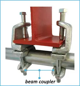 Scaffold Clamps BS1139 Plank Beam Coupler Peri Formwork Load Capacity Swivel Scaffolding Clamp