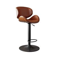 Chaises de bar modernes, légères et de luxe, à hauteur réglable avec dossier pour la maison, les hôtels et les bars