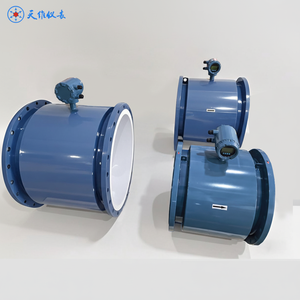 Débitmètre électromagnétique haute précision RS485 4-20mA pour eaux usées, eaux de vidange industrielles, non pleine conduite - Product Image 1