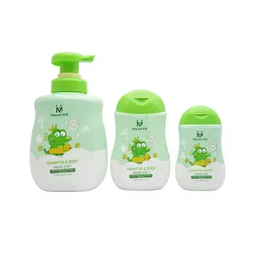 Natural organic 2 in 1 baby body wash and shampoo shower gel for kid