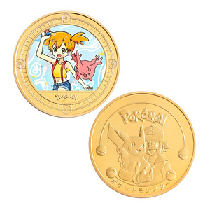 Pièces de monnaie commémoratives électroplaquées <span class=keywords><strong>Pokémon</strong></span> Or, série Enfant de la Forêt, produits souvenirs, ventes transfrontalières à succès - Product Image 5