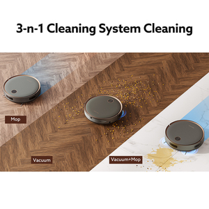 หุ่นยนต์กวาดอัจฉริยะ ถูพื้นเปียก/แห้ง แรงดูด 1500-1999 พาสคาล ชาร์จอัตโนมัติ มอเตอร์ไร้แปรงถ่าน แบตเตอรี่ลิเธียมไอออน สำหรับใช้ในครัวเรือน - Product Image 4