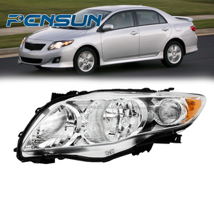 Fabricant produit des composants de phares halogènes pour phares de voiture pour <span class=keywords><strong>Toyota</strong></span> <span class=keywords><strong>Corolla</strong></span> <span class=keywords><strong>CE</strong></span> LE 2009 <span class=keywords><strong>2010</strong></span>, boîtier de phares - Product Image 1