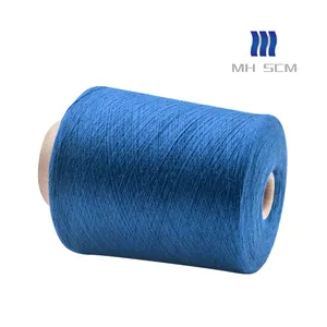 China core spun yarn supplier 28s/2 52% viscose 20% nylon 28% PBT nylon pbt spun core spun yarn