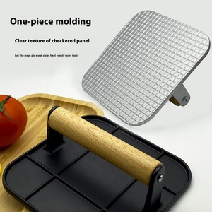 Mutfak Küçük Aletleri Hamburger Köfte Presi Yuvarlak ve Kare Et Presleme Tabakları Et Presleyici - Product Image 5