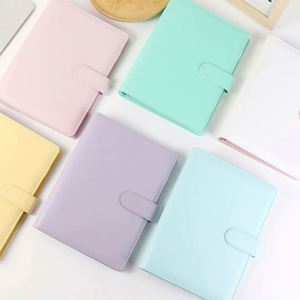 สมุดโน้ตปกหนัง PU สีมาการอง A5 แบบ DIY พร้อมคุณสมบัติสะสมโฟโต้การ์ด สำหรับใช้เป็นของแจก - Product Image 3
