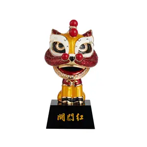 Cultura tradizionale cinese lega colorata pittura smaltata fatta a mano decorazione Souvenir ornamenti desktop