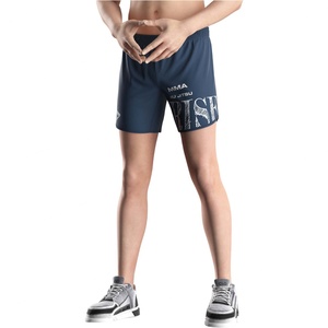 กางเกงวิ่งออกกำลังกายแห้งเร็วสำหรับผู้ชาย ระบายอากาศได้ดี เหมาะสำหรับออกกำลังกายในยิม เอวกลาง ผลิตจากโพลีเอสเตอร์ผสมสแปนเด็กซ์ - Product Image 5