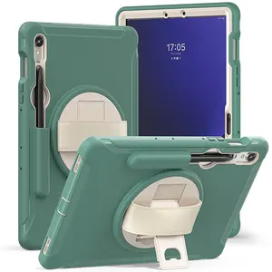 For Samsung Galaxy Tab S7 11" 2020 T870/S8 2021 X700 / S9 2023 X710/X716B/X718U Cover with 360 rotate kickstand