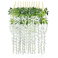 Bunga Wisteria Buatan untuk Dekorasi Pernikahan