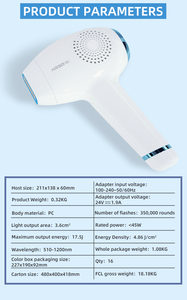 Nuevo Dispositivo de Depilación Láser 2026, Depiladora de Venta Caliente para Bikini, Rostro y Cuerpo Completo, Fotoepiladora IPL Láser <span class=keywords><strong>Indolora</strong></span> para Axilas - Product Image 4