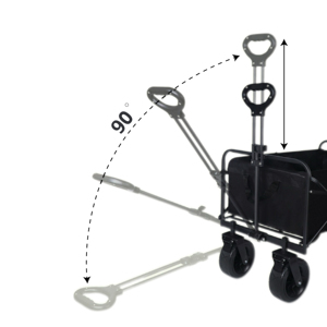 Liveer Foldable Multi-Purpose Wagon <strong>Cart</strong> Tank Wheels Waterproof 440 Lbs Load Capacity-<strong>Outdoor</strong> Camping Beach <strong>Garden</strong> Shopping <strong>Cart</strong> - Product Image 3