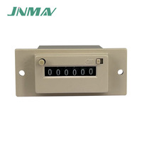 Compteur d'impulsions mécanique CSK6-YKW avec réinitialisation par verrouillage, installation sur panneau, totalisateur mécanique à tirage, compteur de rotations et de coups
