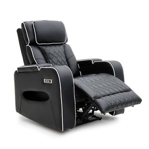 Fauteuil Relax Électrique Moderne Geeksofa en Cuir, pour Salon de Beauté, avec Rangement et Porte-Gobelet pour Salon - Product Image 5