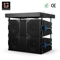 Enceintes Professionnelles Actives Line Array 800W+800W Bi-Amplifiées avec Module DSP FIR Allemand pour Scène
