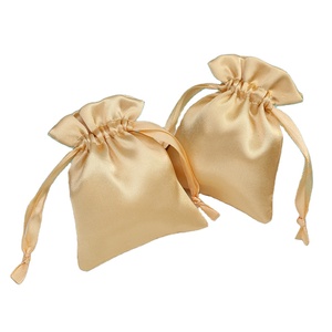 Custom Simple <b>Satin</b> Pouch Blank <b>Satin</b> Storage Gift Drawstring Bag for Jewelry <b>Shoes</b> Makeup Cosmetics Candy-Made From Silk <b>Satin</b> - Product Image 2