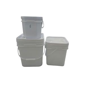 Cubos Cuadrados de PP Reciclables al por Mayor de Fábrica, con Agarre de Plástico, Personalizados, Verdes, de Grado Alimenticio, a Prueba de Fugas, Ecológicos, con Tapa, 5L - Product Image 5