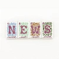 Nouvelles tuiles de mahjong américaines haut de gamme en acrylique à 3 couches, 160 pièces, motifs abstraits, dos de carte rouge vin et fleurs sculptées, édition 2026