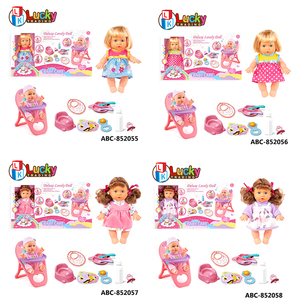 Poupée Bébé Fille Reborn Personnalisée, Douce, qui Boit et Fait Pipi, avec Son Interactif, Set de Repas, Table, Biberon, Vaisselle et Urinoir - Product Image 2