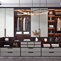 Lesso Home Armoire Pliante Moderne en Acier, Armoire de Rangement, Matériel d'Armoire, Meuble de Chambre, Armoire à Portes, Penderie